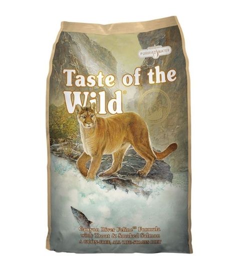  Krmivo Taste of the Wild - Canyon River Feline je vyrábané v USA. - Eshop, kúpte online cez záhraníctvo Kulla