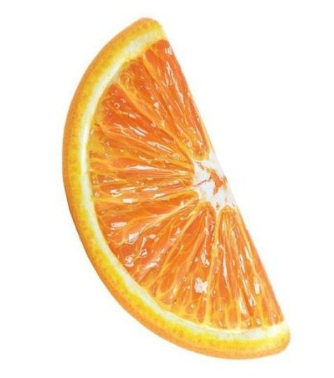 Intex 58763 Nafukovacie lehátko Plátok pomaranča 178x85cm Nafukovacie lehátko s veselým dizajnom pre relax na vodnej hladine. - Eshop, kúpte online cez záhraníctvo Kulla