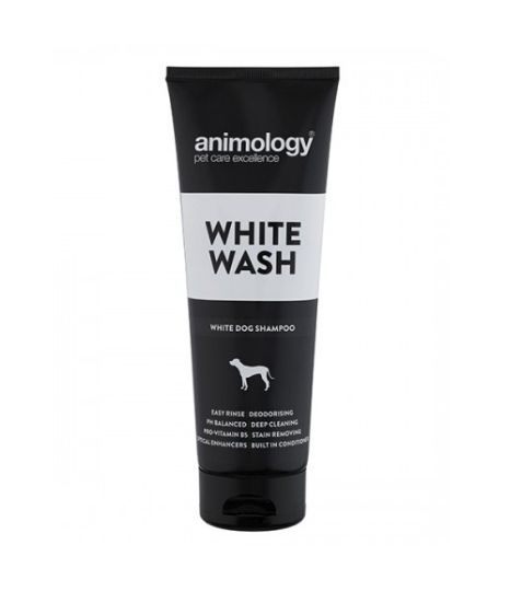 Šampón pre psov Animology na bielu srsť, 250ml. Prémiový šampón určený špeciálne pre bielu srsť. Odstraňuje škvrny, opticky zjasňuje a vybieluje srsť. - Eshop, kúpte online cez záhraníctvo Kulla