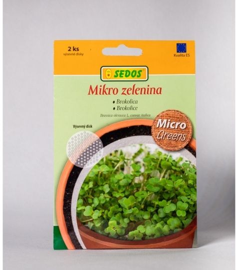 Microgreens Brokolica – je mikro zelenina určená na pestovanie klíčnych rastliniek, ktorú po vyklíčení a vyrastení približne na 5-6 cm ostriháme a pou
... - Eshop, kúpte online cez záhraníctvo Kulla