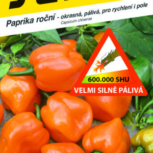 Semeno Paprika zelená paliva – Habanero Orange