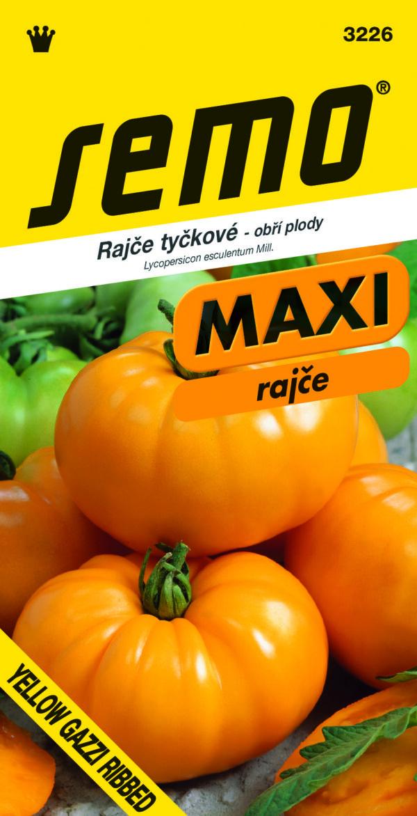 Kolekcia MAXI – veľkoplodé žlté rajčiny s výbornou chuťou. Viac komorové plody biftekového typu dorastajú do hmotnosti 400 – 500 gramov. - Eshop, kúpte online cez záhraníctvo Kulla