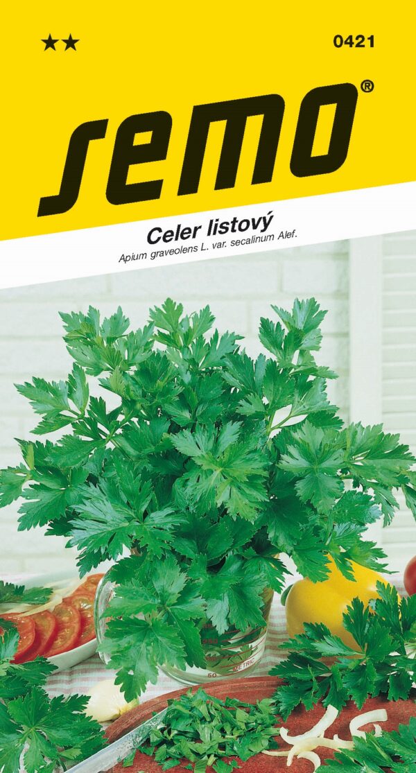 JEMNÝ je listový zeler vytvárajúci ružicu jemných aromatických listov výšky 60 - 70 cm s 30 - 40 cm dlhými vegetačnými vrcholmi. - Eshop, kúpte online cez záhraníctvo Kulla