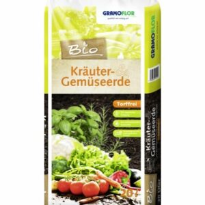 Substrát Bio Kräuter-Gemüseerde torfrei, bezrašelinový GRAMOFLOR
