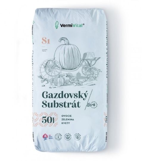 Gazdovský substrát -  je pestovateľský substrát z vermikompostu. - Eshop, kúpte online cez záhraníctvo Kulla